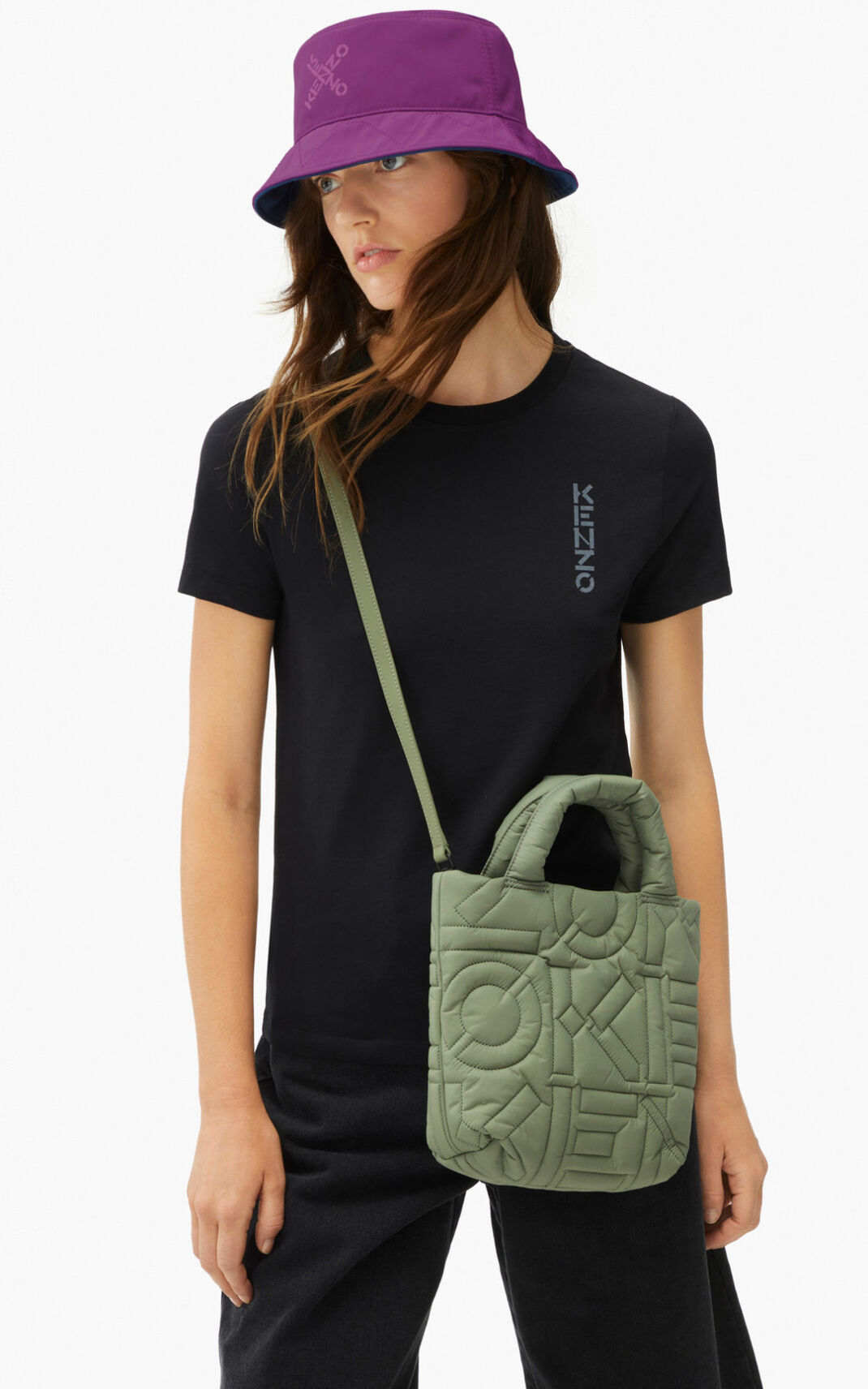 Bolso Shopping Kenzo Arctik small Hombre Verde Claro PLA451097